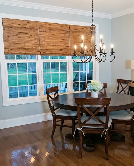 Window Treatment in dining room