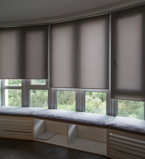 Cordless Shades installation by ABC Shades and Blinds